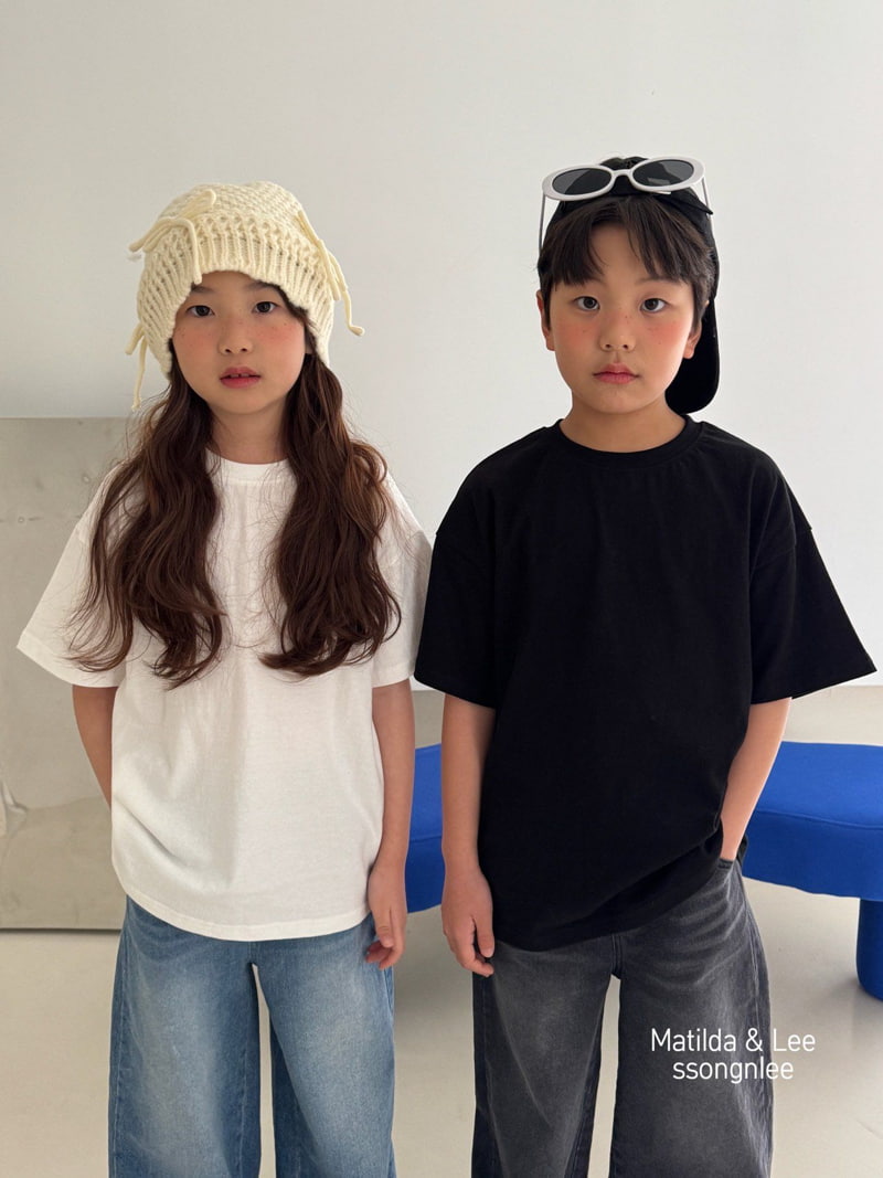 Matilda & Lee - Korean Children Fashion - #minifashionista - Lettering Short Sleeve Tee - 11