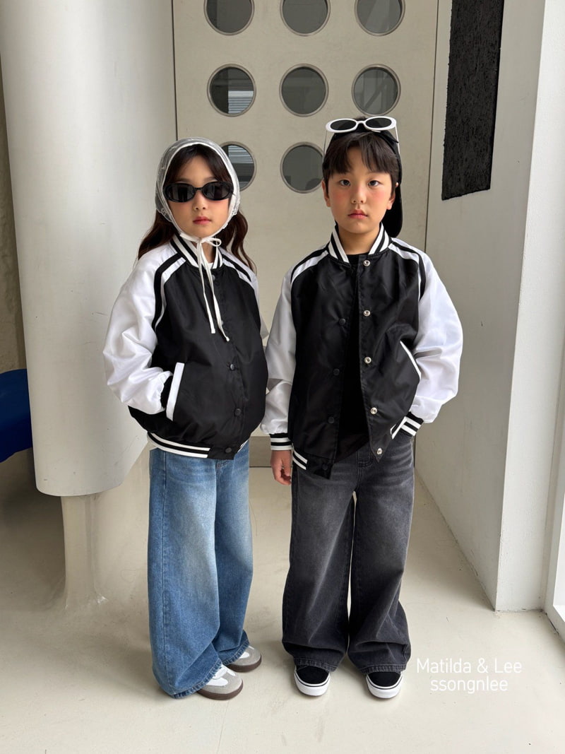 Matilda & Lee - Korean Children Fashion - #minifashionista - Baseball Jumper - 8