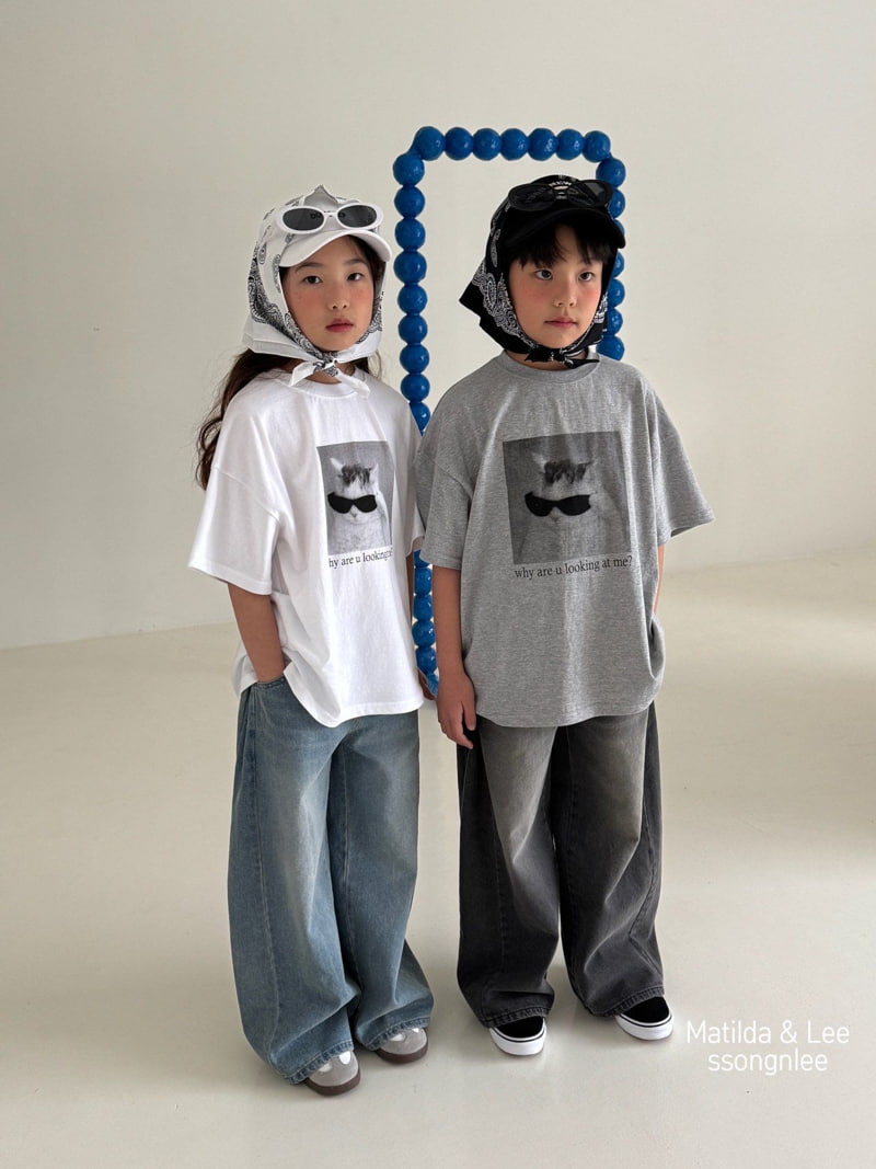 Matilda & Lee - Korean Children Fashion - #minifashionista - Maxi Wide Denim Pants 2 - 12
