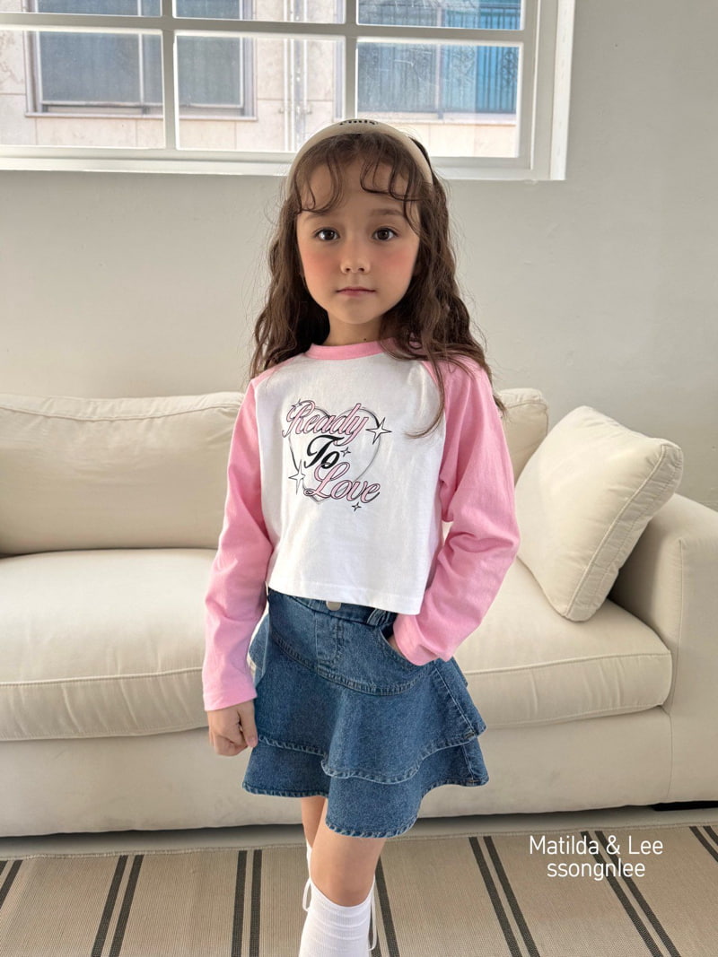 Matilda & Lee - Korean Children Fashion - #minifashionista - Love Heart Raglan Tee - 4