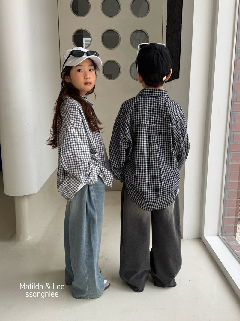 Matilda & Lee - Korean Children Fashion - #prettylittlegirls - Check Shirts - 9