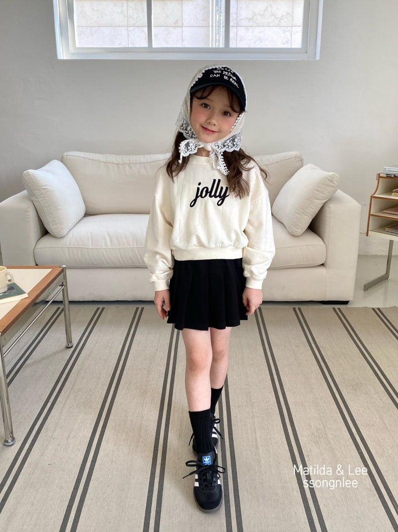 Matilda & Lee - Korean Children Fashion - #minifashionista - Jolly Crop Sweatshirts - 4