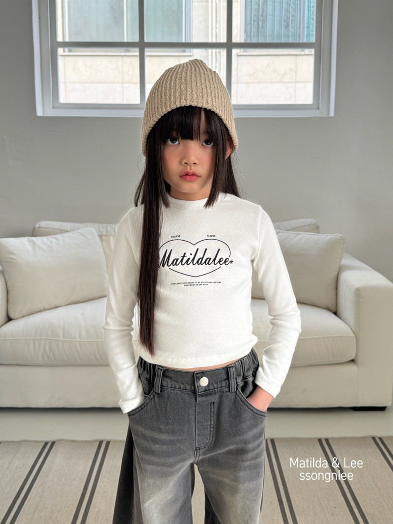 Matilda & Lee - Korean Children Fashion - #prettylittlegirls - Matilda Heart Tee - 6