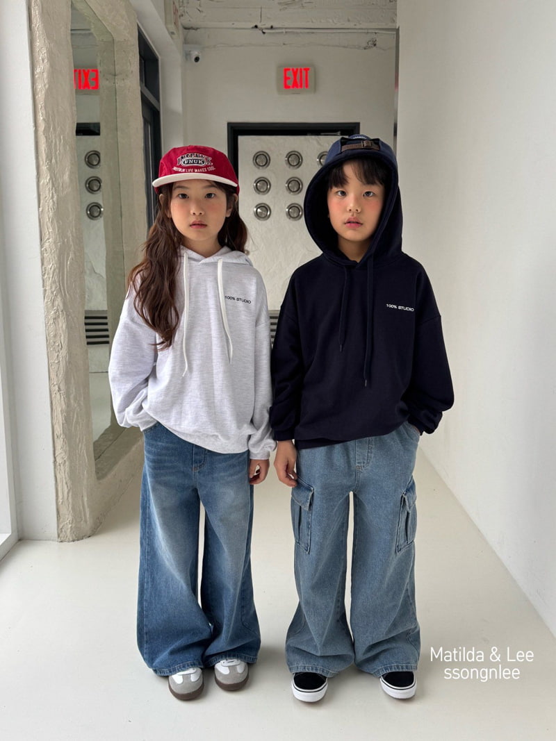 Matilda & Lee - Korean Children Fashion - #prettylittlegirls - Cargo Denim Pants - 3