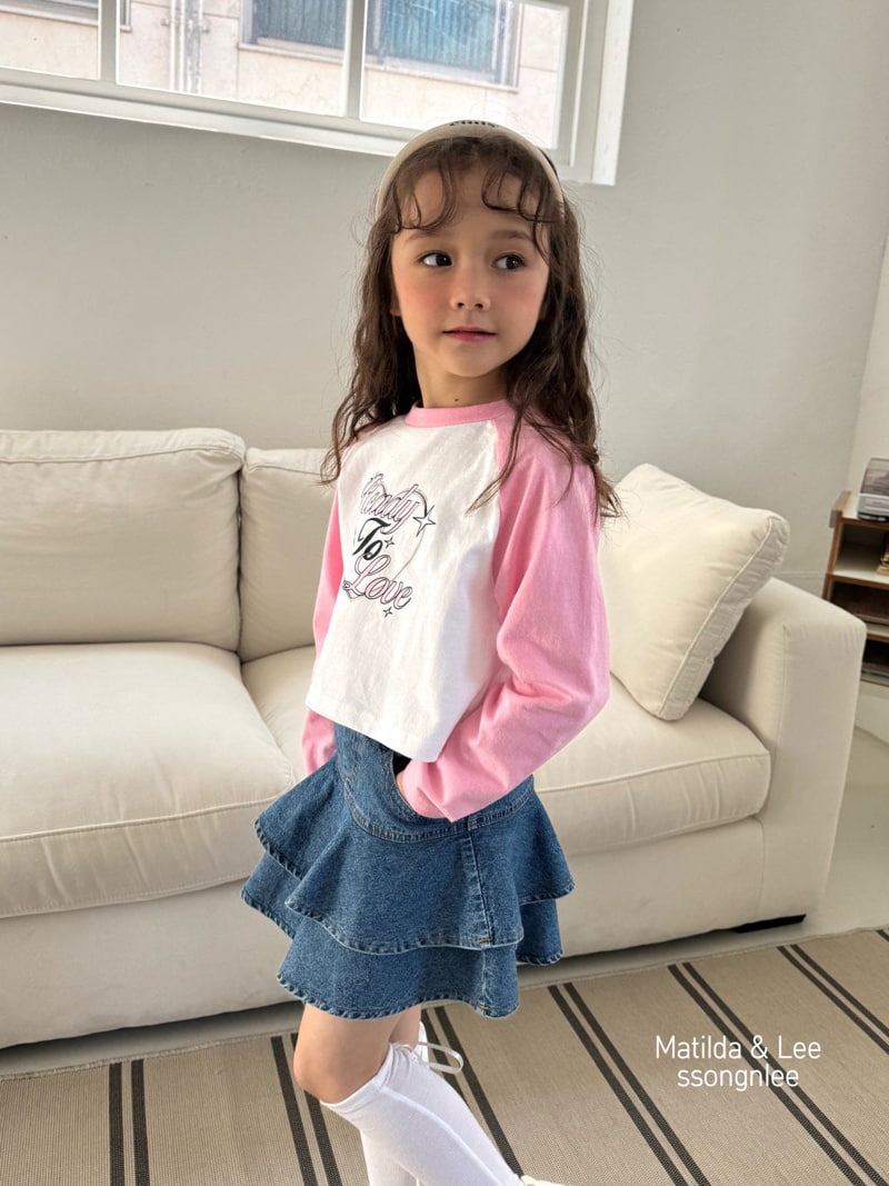 Matilda & Lee - Korean Children Fashion - #stylishchildhood - Love Heart Raglan Tee - 7