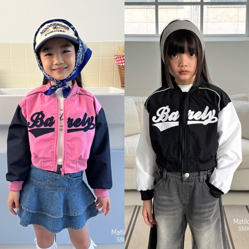 Matilda & Lee - Korean Children Fashion - #stylishchildhood - Raglan Crop Baseball Jumper