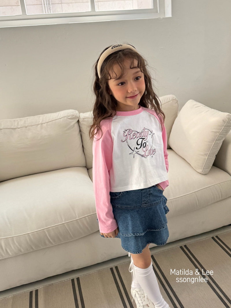 Matilda & Lee - Korean Children Fashion - #todddlerfashion - Love Heart Raglan Tee - 5