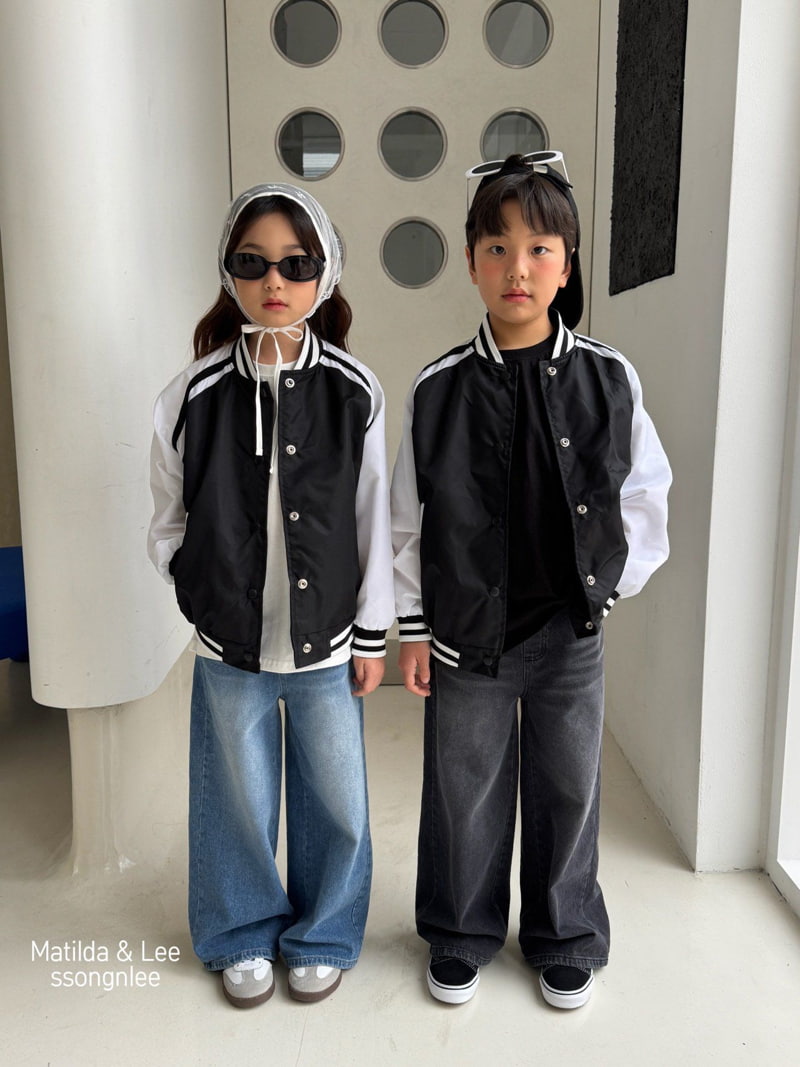 Matilda & Lee - Korean Children Fashion - #todddlerfashion - Baseball Jumper - 10