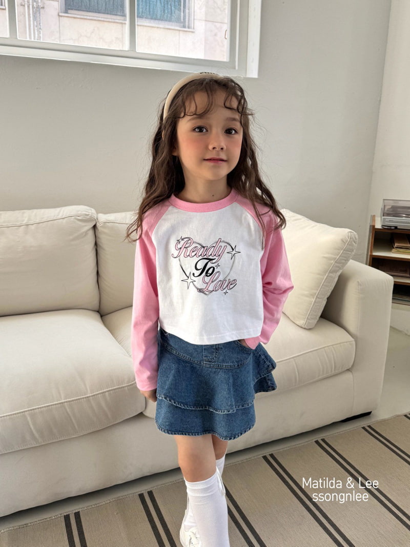 Matilda & Lee - Korean Children Fashion - #toddlerclothing - Love Heart Raglan Tee - 6