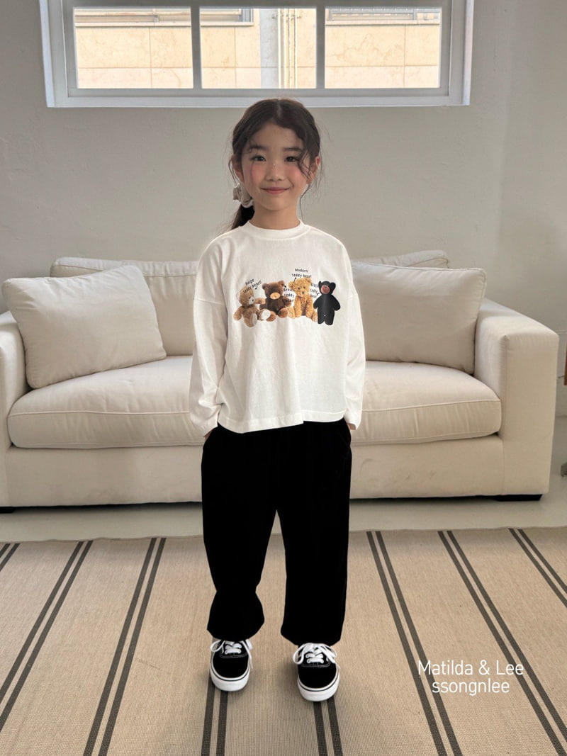 Matilda & Lee - Korean Children Fashion - #toddlerclothing - Ribbon Jogger Pants - 8