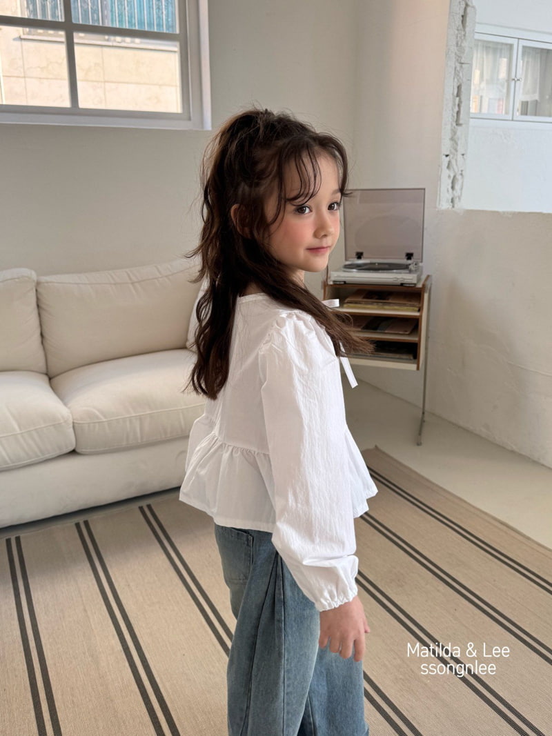 Matilda & Lee - Korean Children Fashion - #toddlerclothing - Front Slit Blouse - 6