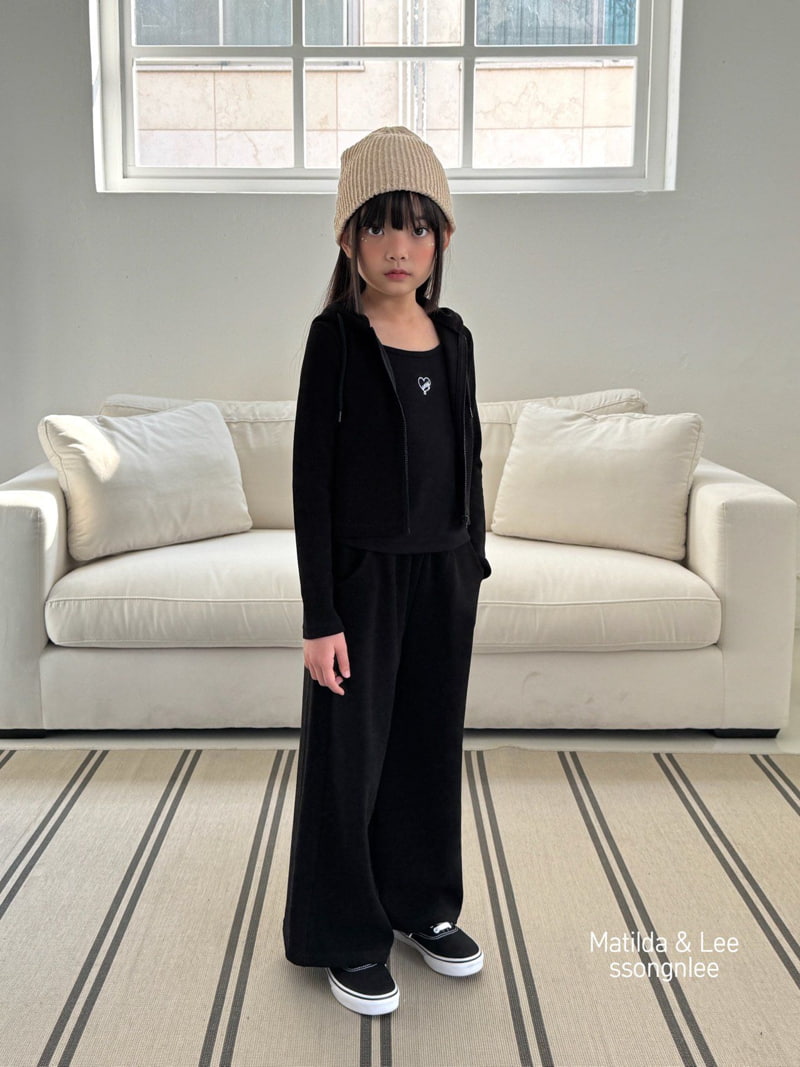 Matilda & Lee - Korean Children Fashion - #todddlerfashion - Knit Wide Pants - 4