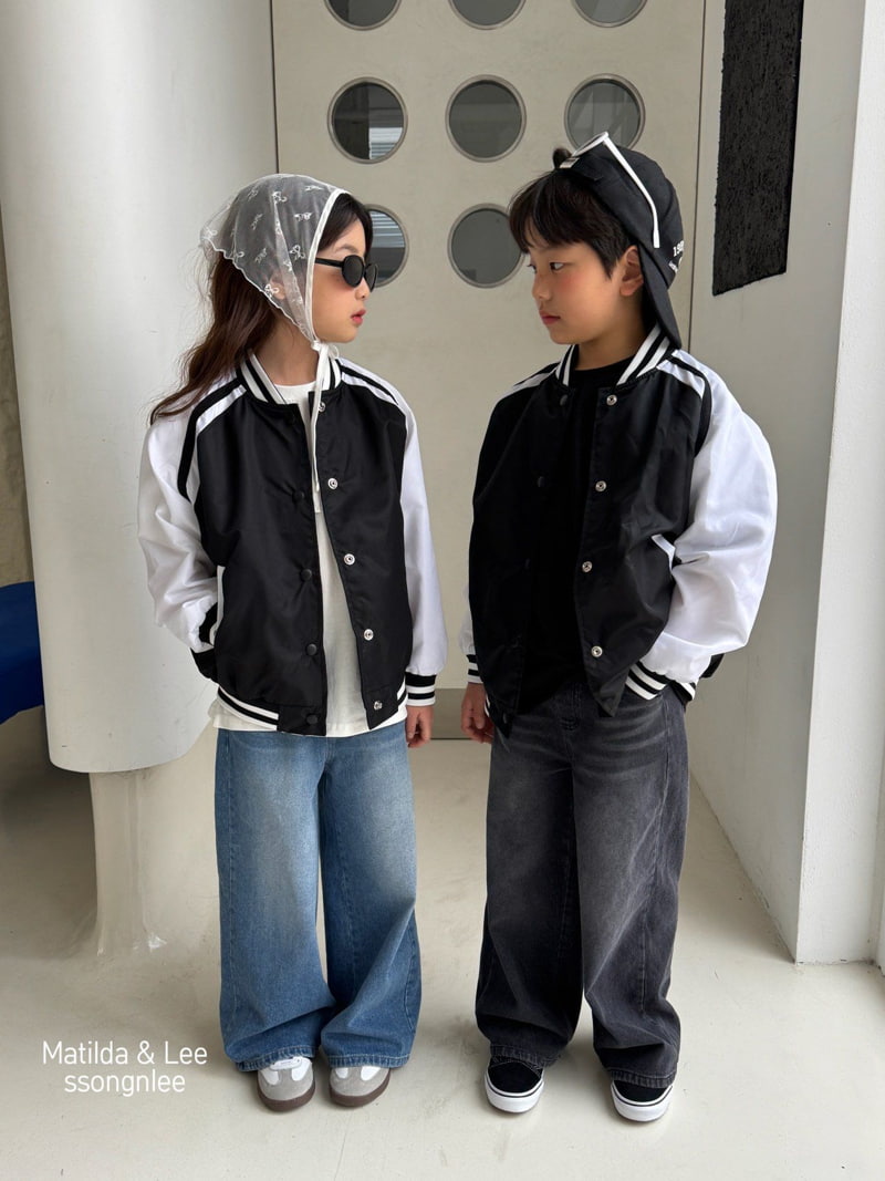 Matilda & Lee - Korean Children Fashion - #toddlerclothing - Baseball Jumper - 11
