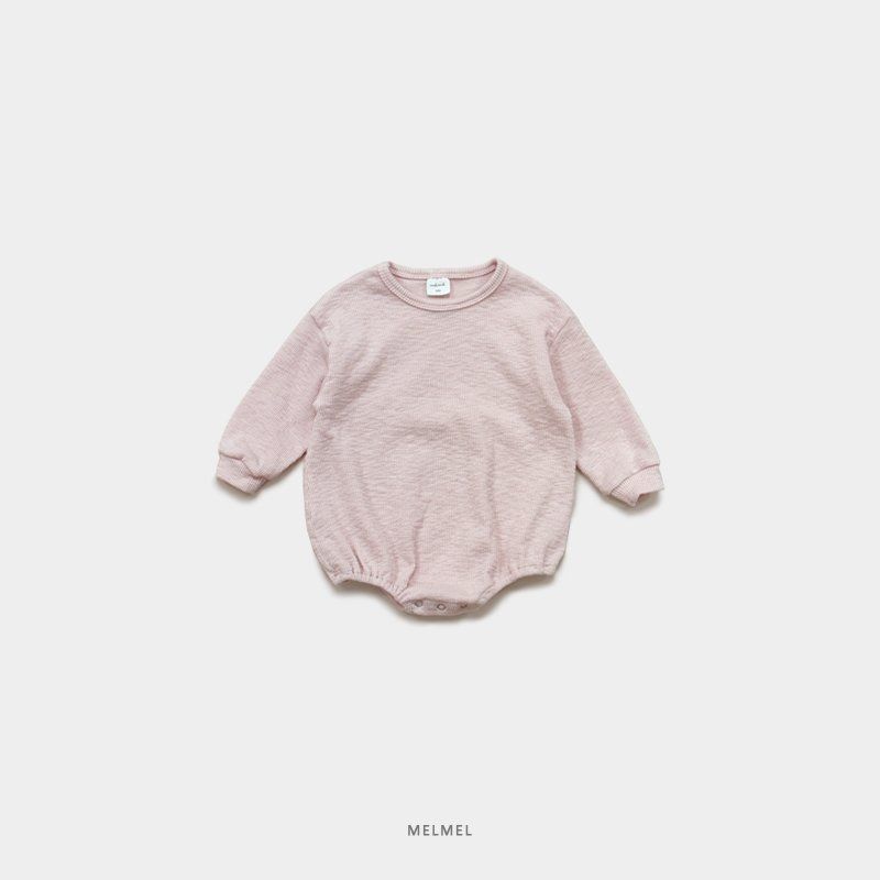 Melmel - Korean Baby Fashion - #babyclothing - Ribbed Bebe Suit - 6