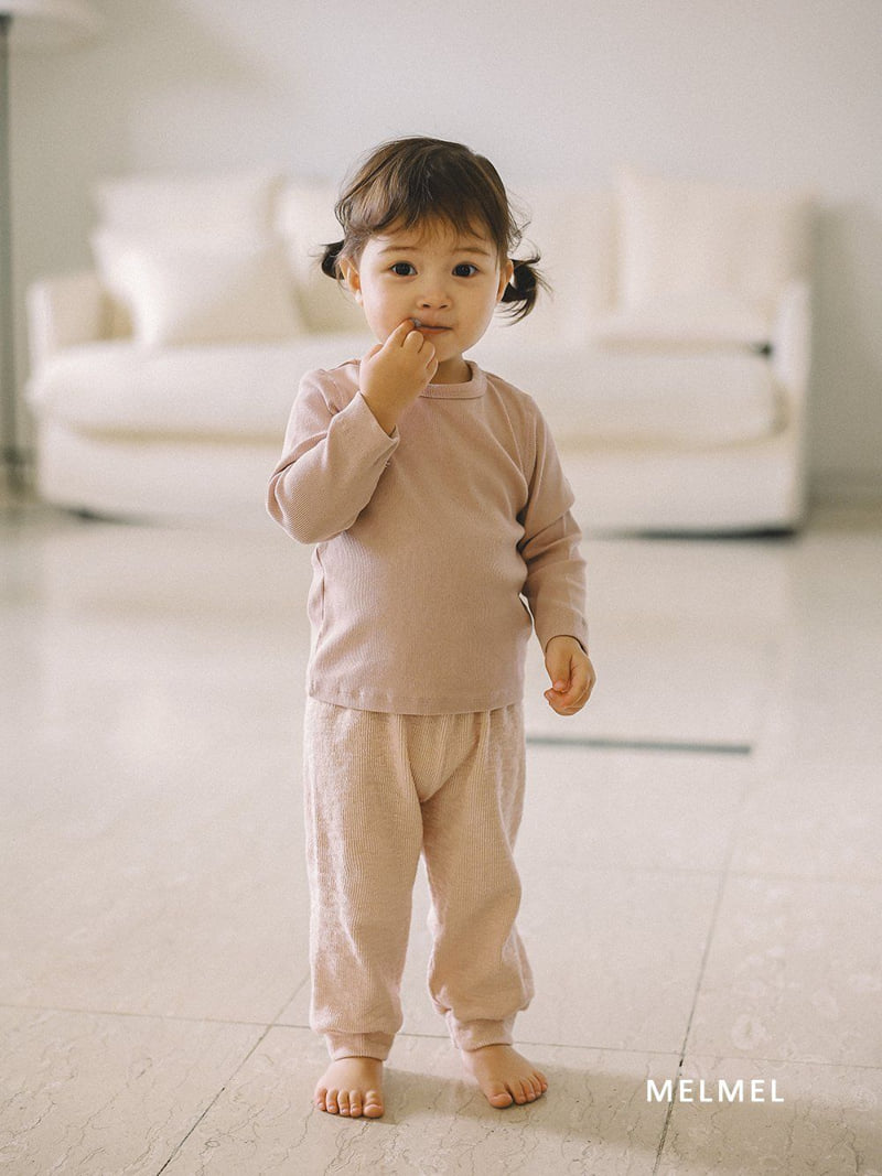 Melmel - Korean Baby Fashion - #babygirlfashion - Ribbed Jeggings - 4