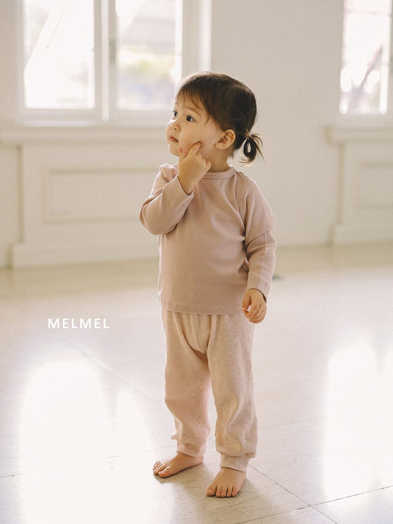 Melmel - Korean Baby Fashion - #babyoninstagram - Ribbed Jeggings - 5