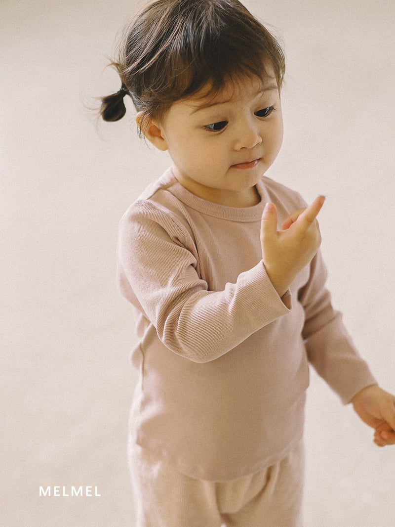 Melmel - Korean Baby Fashion - #babyootd - Ribbed Jeggings - 6