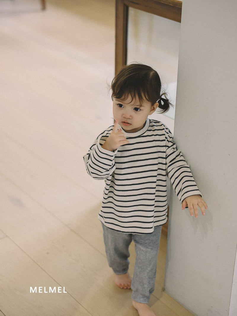 Melmel - Korean Baby Fashion - #onlinebabyboutique - Ribbed Jeggings - 10