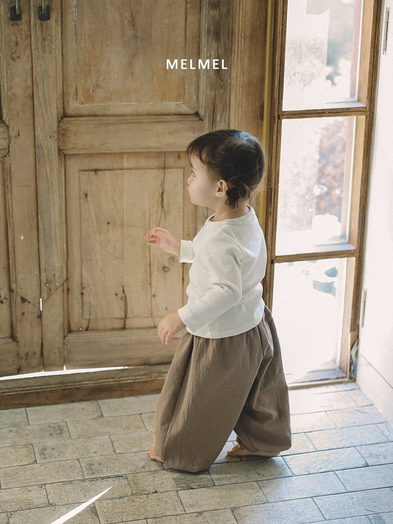 Melmel - Korean Baby Fashion - #onlinebabyshop - Plain Bloomers - 6