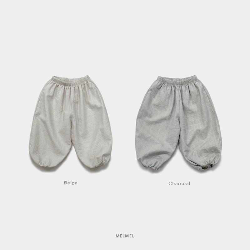 Melmel - Korean Baby Fashion - #onlinebabyshop - Mini Check Bloomer