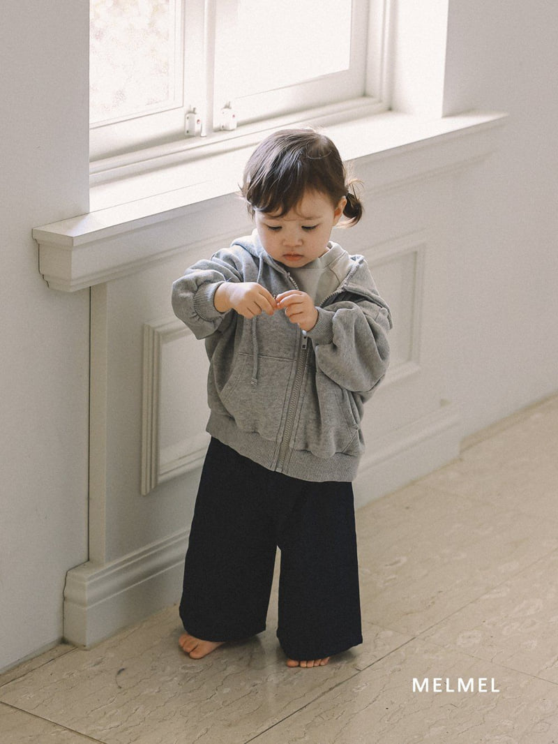 Melmel - Korean Children Fashion - #Kfashion4kids - Hoodie Zip-up Jacket - 9