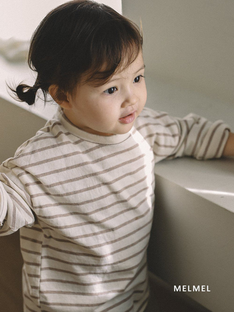 Melmel - Korean Children Fashion - #Kfashion4kids - Striped Tee - 8