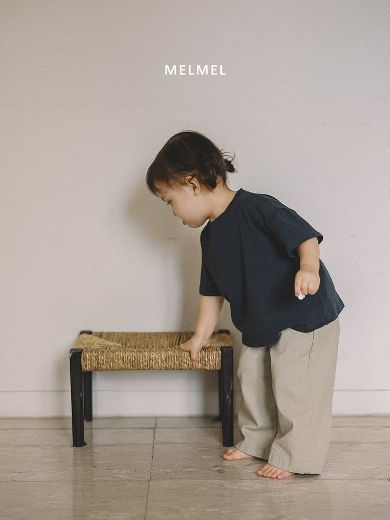 Melmel - Korean Children Fashion - #Kfashion4kids - Loose Fit Short Sleeve Tee - 5