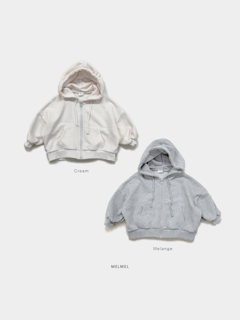 Melmel - Korean Children Fashion - #childofig - Hoodie Zip-up Jacket