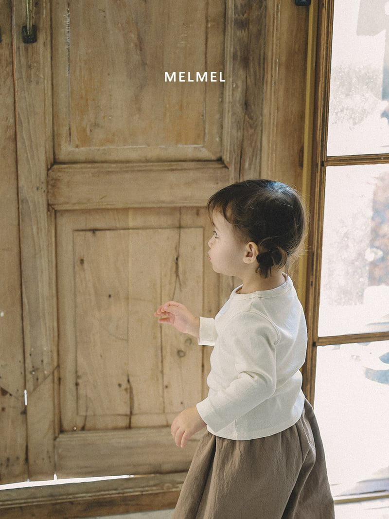Melmel - Korean Children Fashion - #childrensboutique - Ribbed Tee - 8