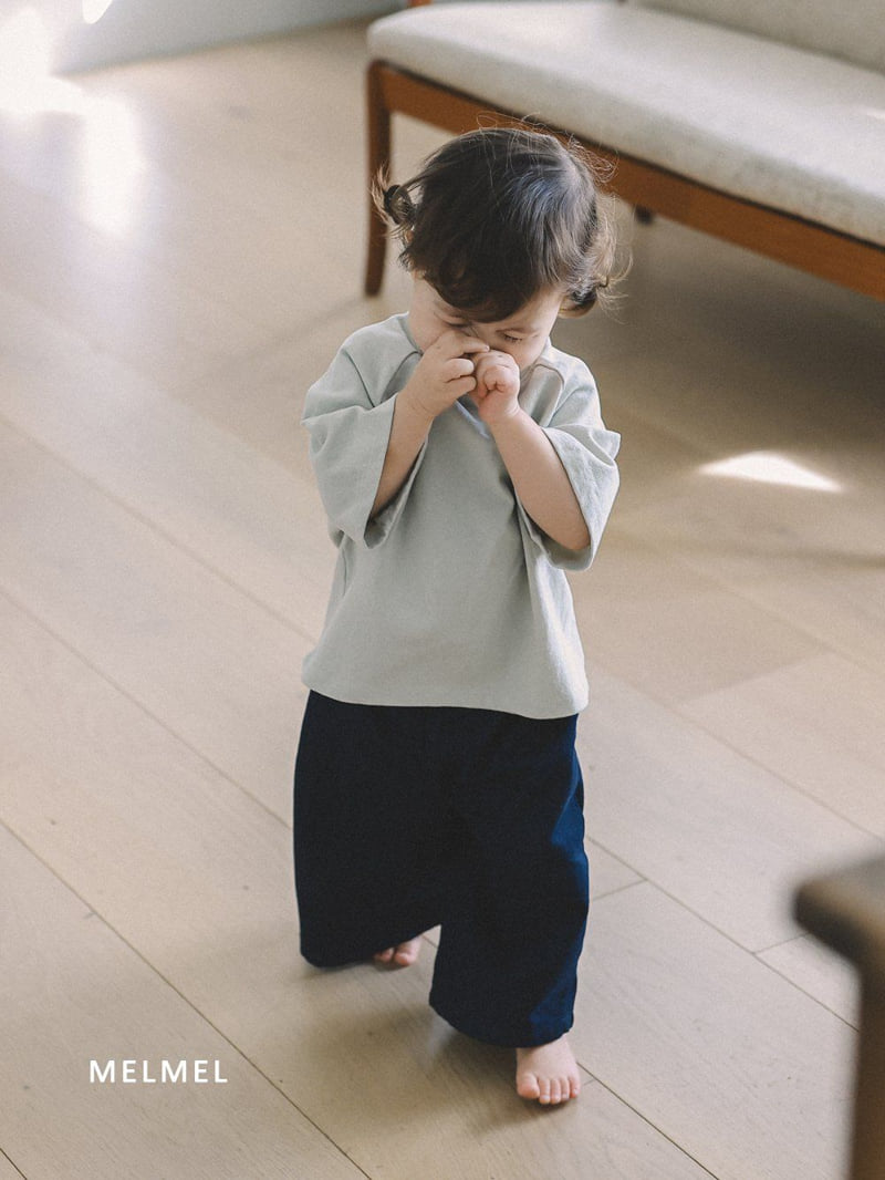 Melmel - Korean Children Fashion - #childofig - Non-pay Denim Pants - 4