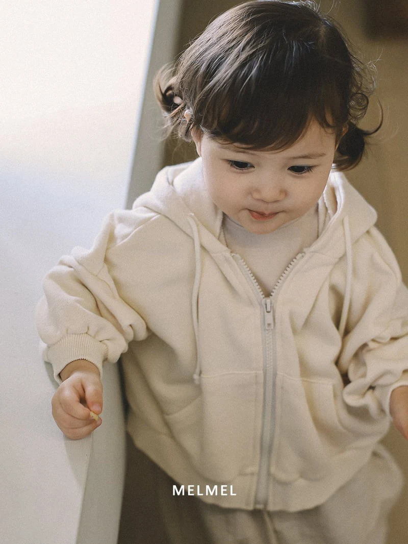 Melmel - Korean Children Fashion - #childrensboutique - Hoodie Zip-up Jacket - 2