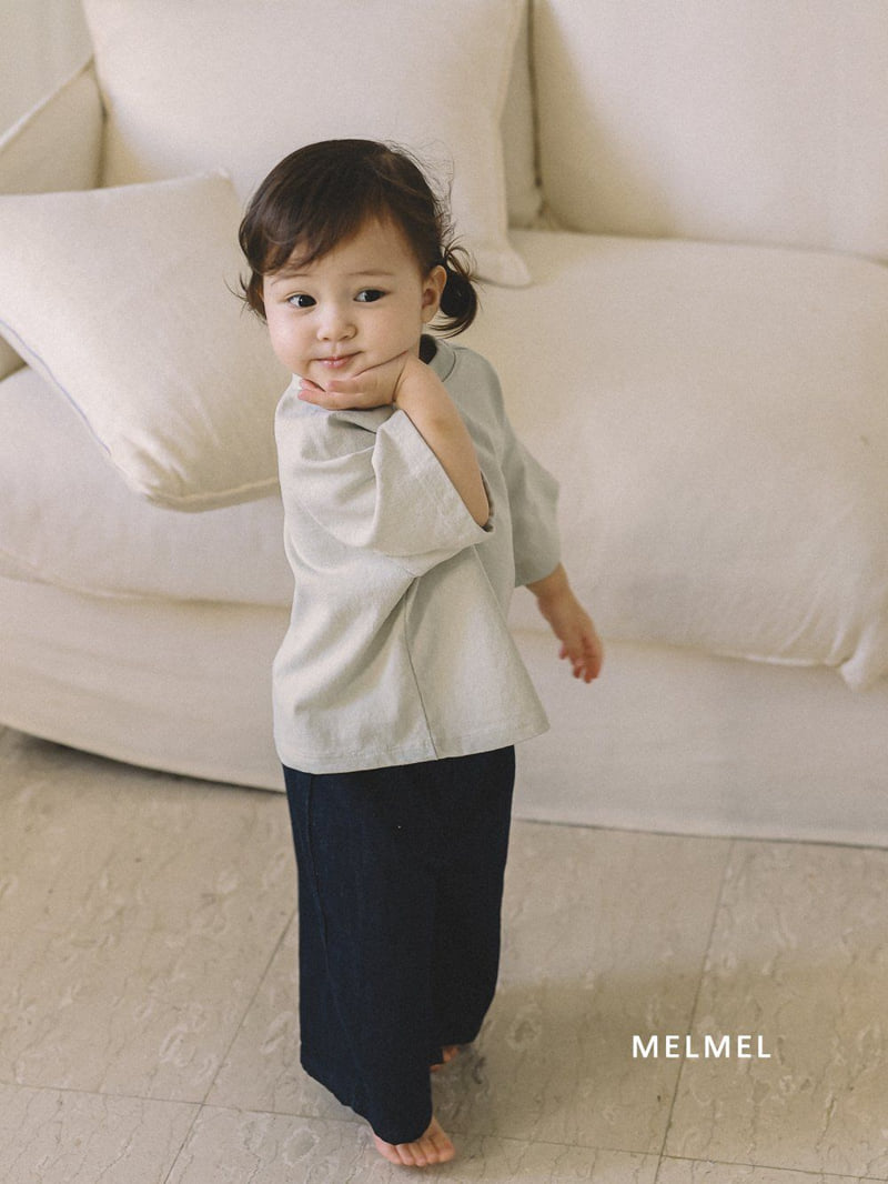 Melmel - Korean Children Fashion - #discoveringself - Non-pay Denim Pants - 6