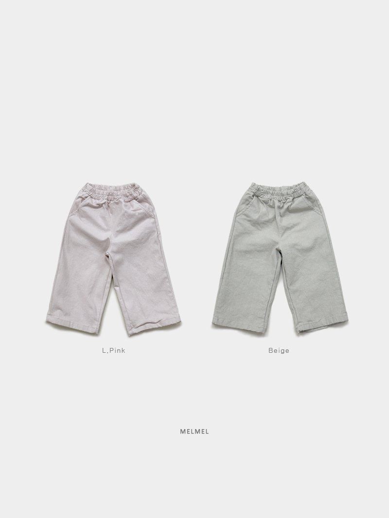 Melmel - Korean Children Fashion - #kidzfashiontrend - Cotton Span Pants