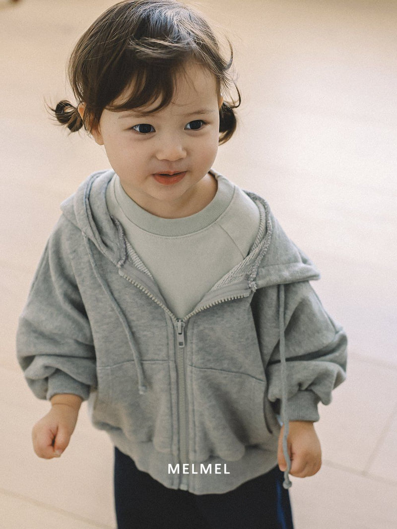 Melmel - Korean Children Fashion - #kidzfashiontrend - Hoodie Zip-up Jacket - 8