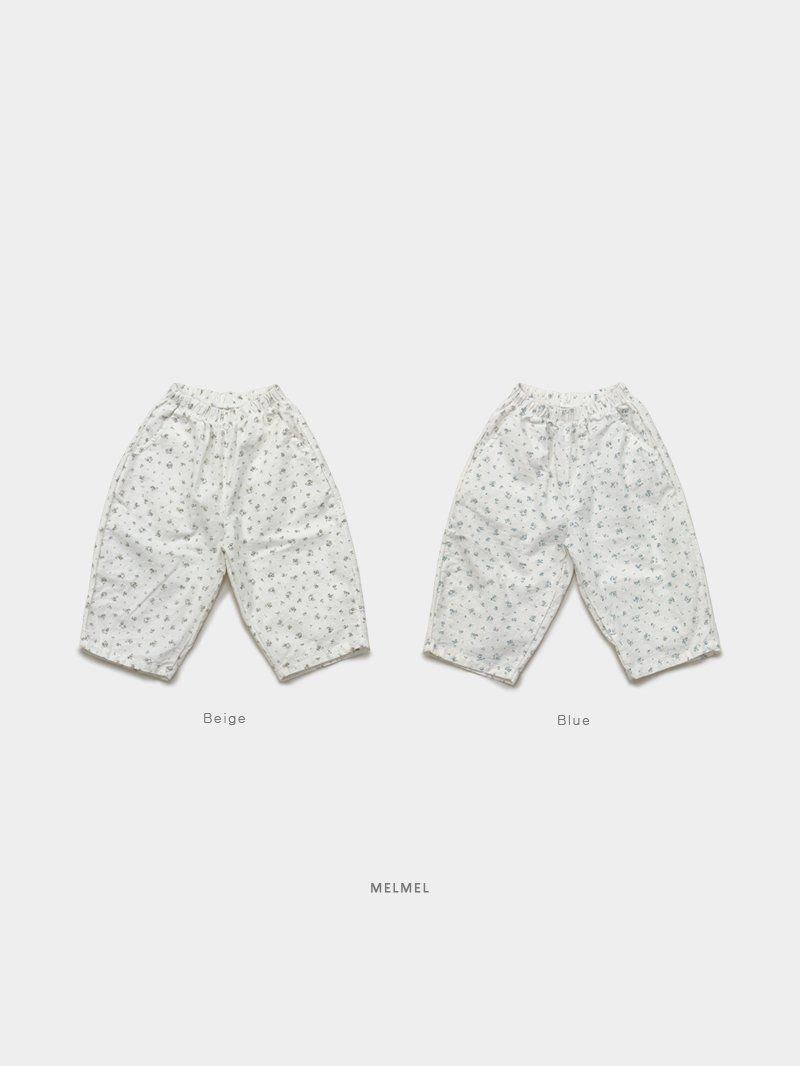 Melmel - Korean Children Fashion - #kidzfashiontrend - Flower Pants