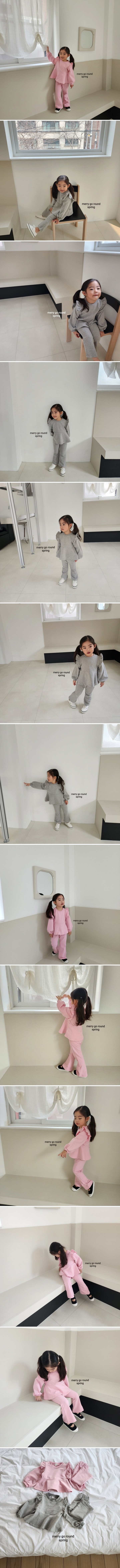 Merry Go Round - Korean Children Fashion - #childofig - Spring Top Bottom Set - 2