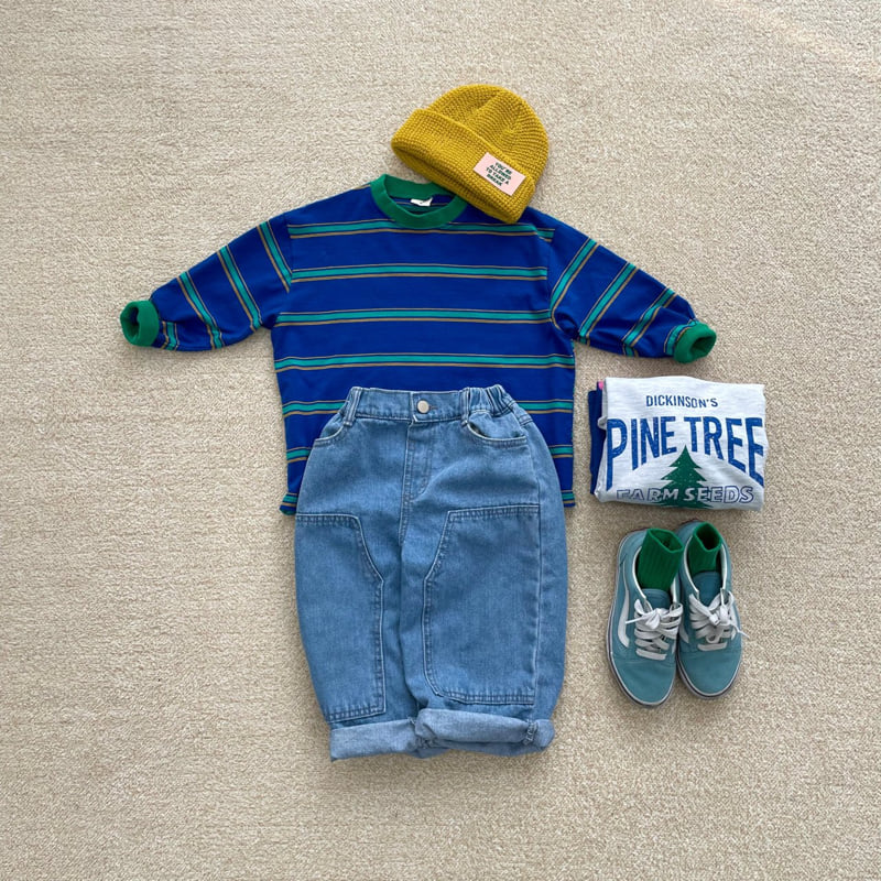 Middle Name - Korean Children Fashion - #Kfashion4kids - Stripe Tee - 9