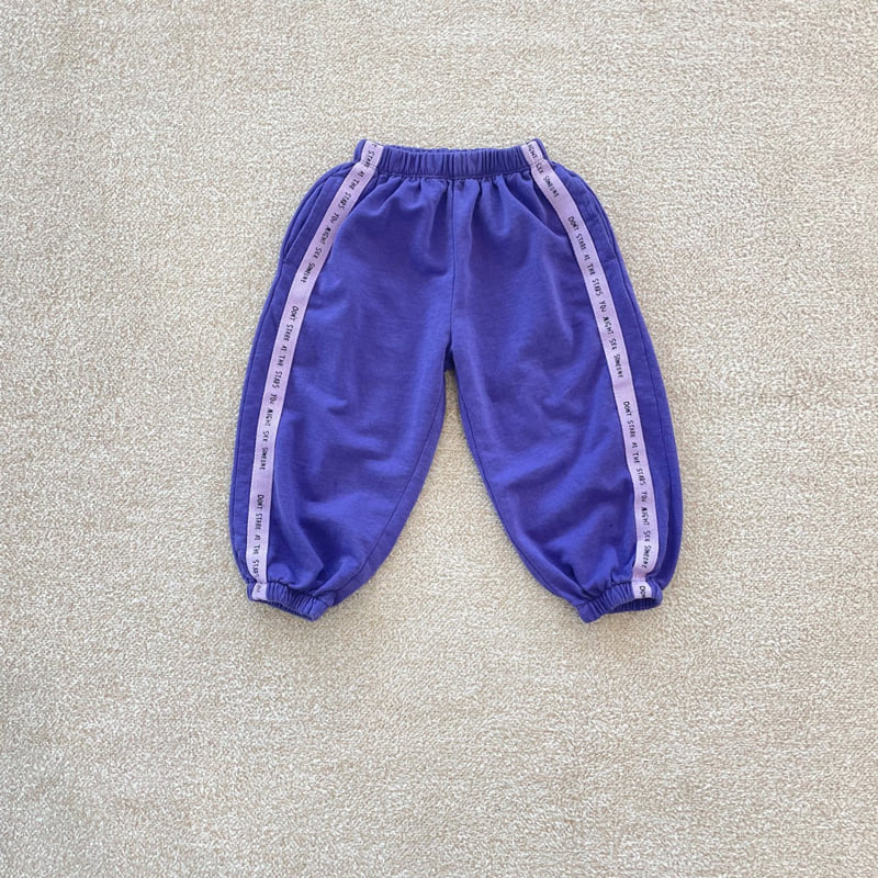 Middle Name - Korean Children Fashion - #Kfashion4kids - Pigment Tape Pants - 8
