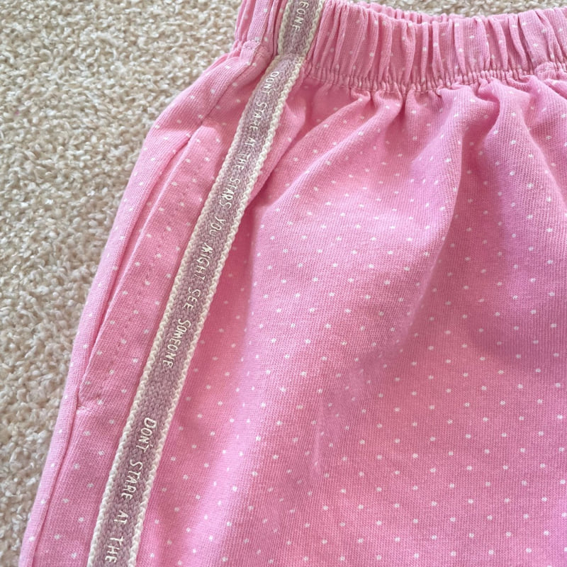 Middle Name - Korean Children Fashion - #childrensboutique - Dot Tape Pants - 5
