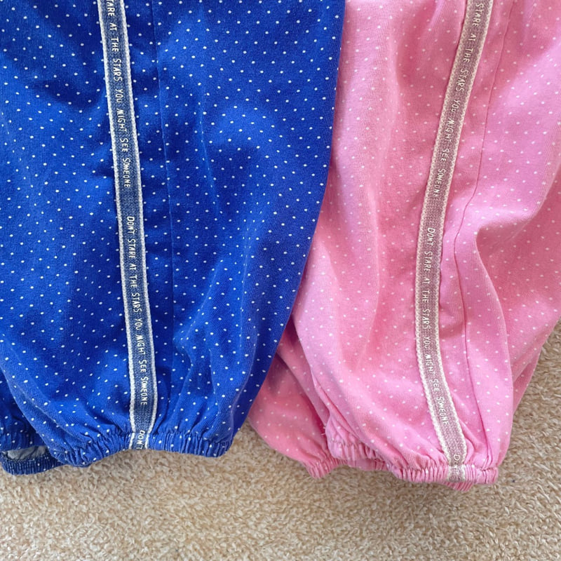 Middle Name - Korean Children Fashion - #designkidswear - Dot Tape Pants - 6