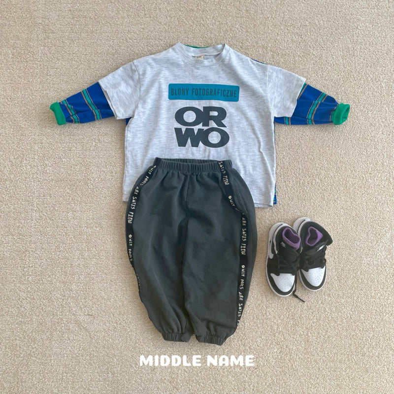 Middle Name - Korean Children Fashion - #discoveringself - Vintage Short Sleeve Tee - 12