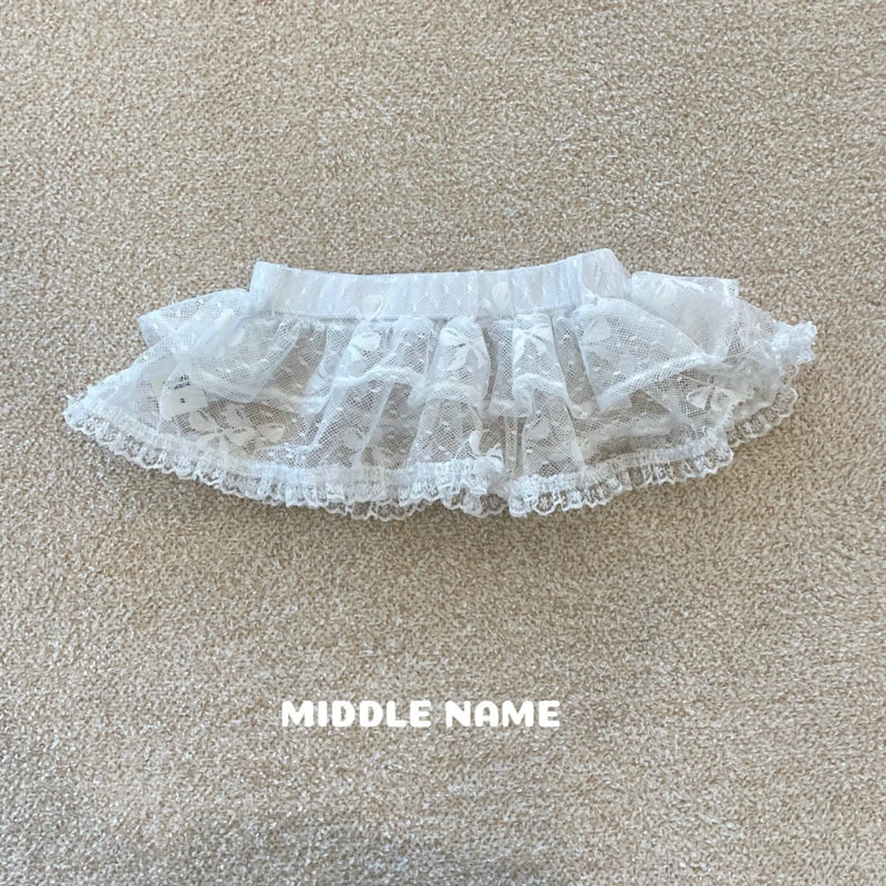 Middle Name - Korean Children Fashion - #fashionkids - Ribbon Lace Skirt