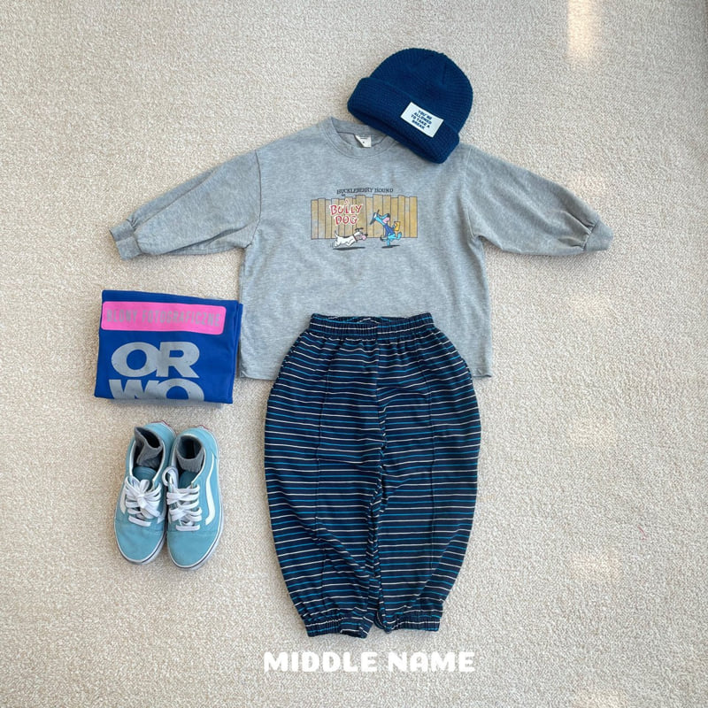 Middle Name - Korean Children Fashion - #kidsshorts - Pintuck Jogger Pants - 12