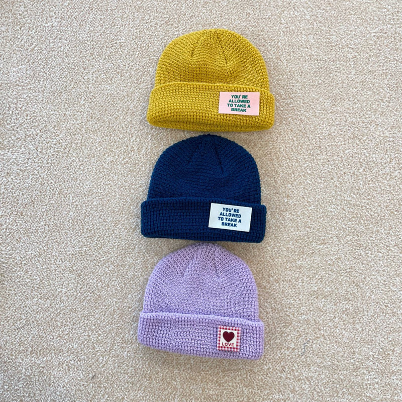 Middle Name - Korean Children Fashion - #kidsshorts - Patch Beanie - 3