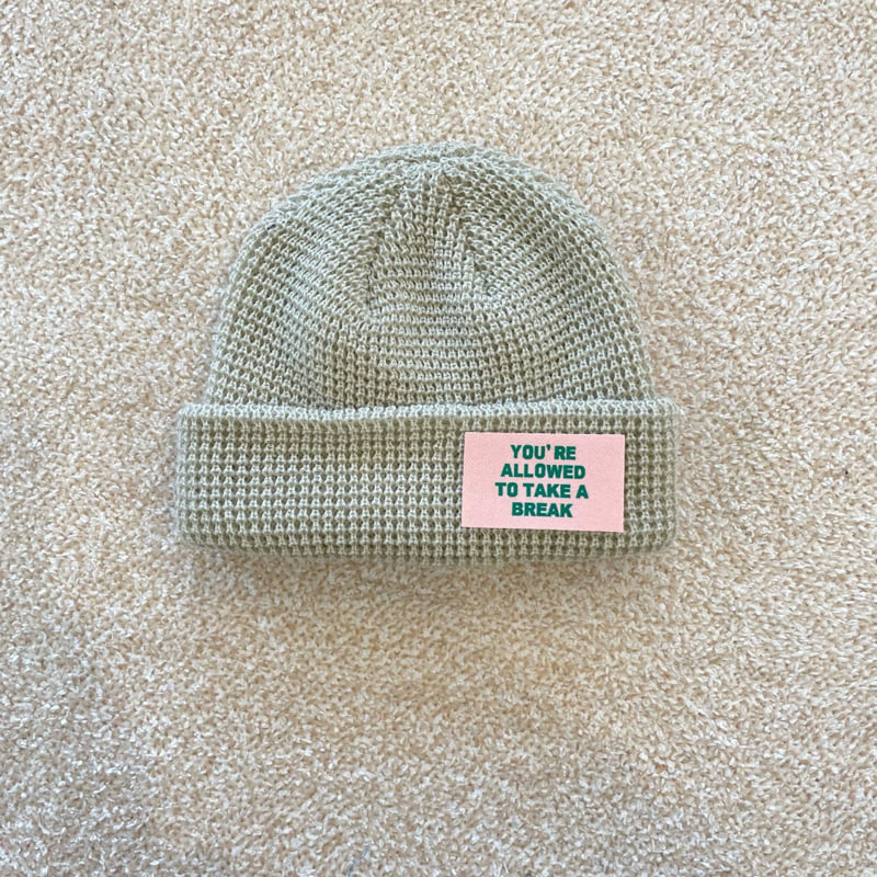 Middle Name - Korean Children Fashion - #kidzfashiontrend - Patch Beanie - 5