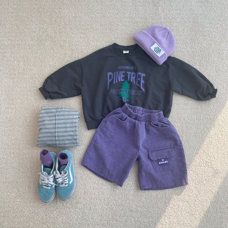 Middle Name - Korean Children Fashion - #littlefashionista - Pine Tree Sweatshirts - 7