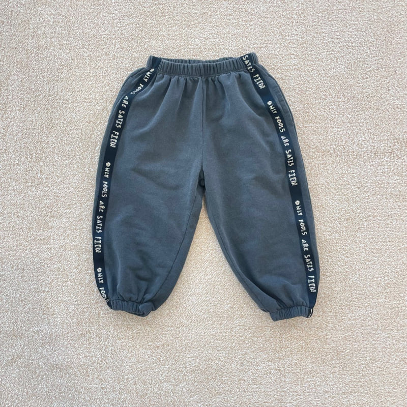 Middle Name - Korean Children Fashion - #littlefashionista - Pigment Tape Pants - 9