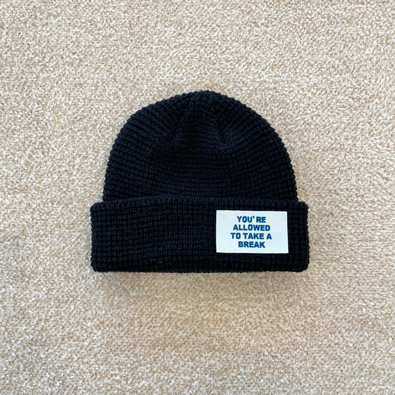Middle Name - Korean Children Fashion - #littlefashionista - Patch Beanie - 7