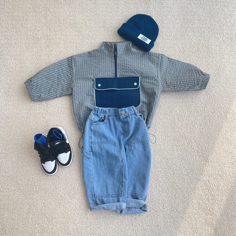 Middle Name - Korean Children Fashion - #magicofchildhood - Double Knee Natural Pants - 6