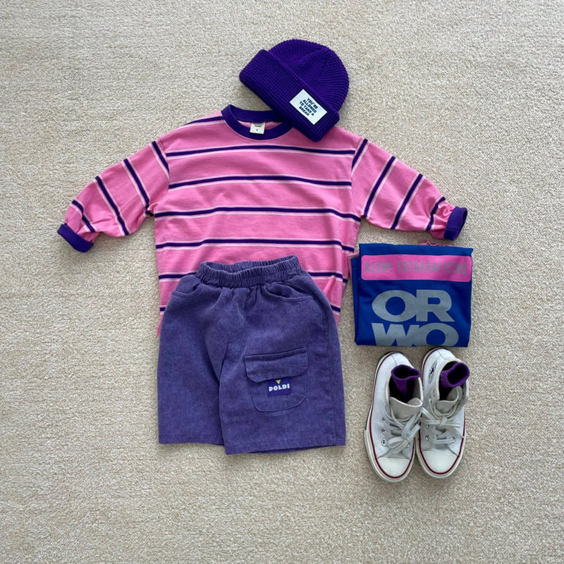 Middle Name - Korean Children Fashion - #littlefashionista - Pigment Bermuda Pants - 4
